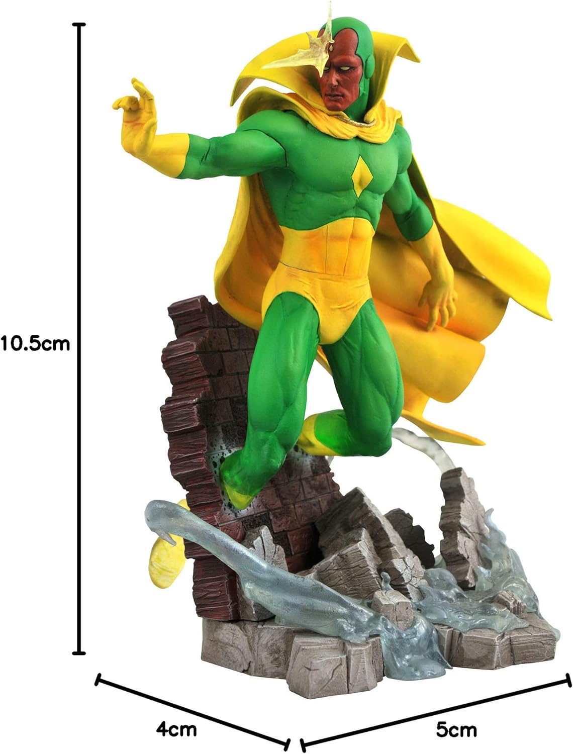 Diamond Select Toys Marvel Gallery: Vision PVC Statue, Multicolor