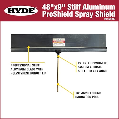 Miniatura 4 de HYDE 28030 - Escudo rígido con etiqueta, 36.0 x 9.0 in