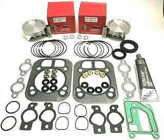 Overhaul Kit Includes Pistons with Rings, Gasket Set, Crankcase Sealer, Crankshaft Seals Compatible with Kohler Engines CH25, CH26, CH730, CH735, CH740, CH745, CH750, CV25, CV26, CV724, 83mm Bore