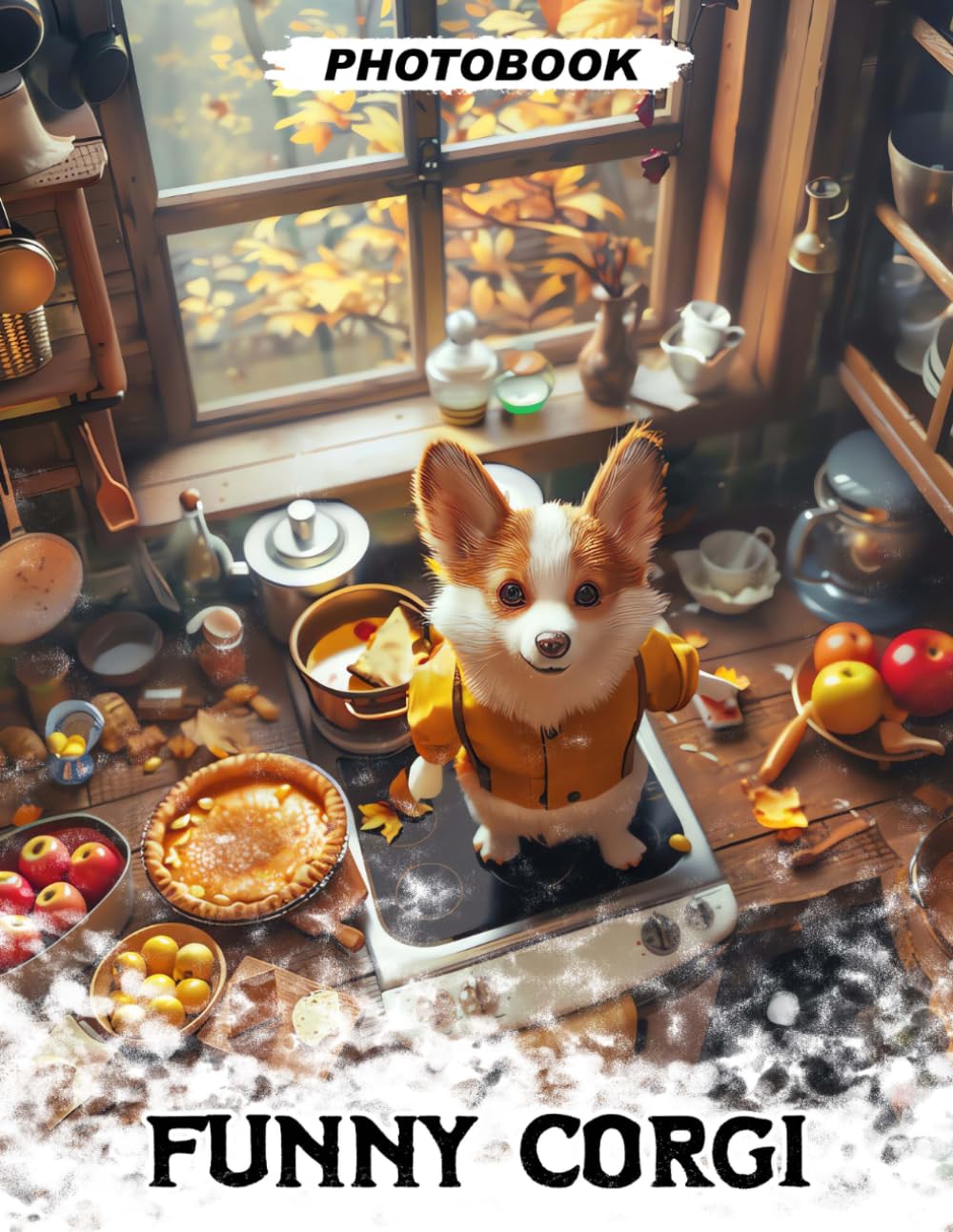 Funny Corgi Photo Book: Humorous Short Legged Herding Breed Images Featuring Playful Expressions And Silly Everyday Moments In Cute Canine Photography