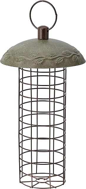 Peckish 60051221 Secret Garden Energy Suet Fat Ball Bird Feeder, 14 x 14 x 25 cm
