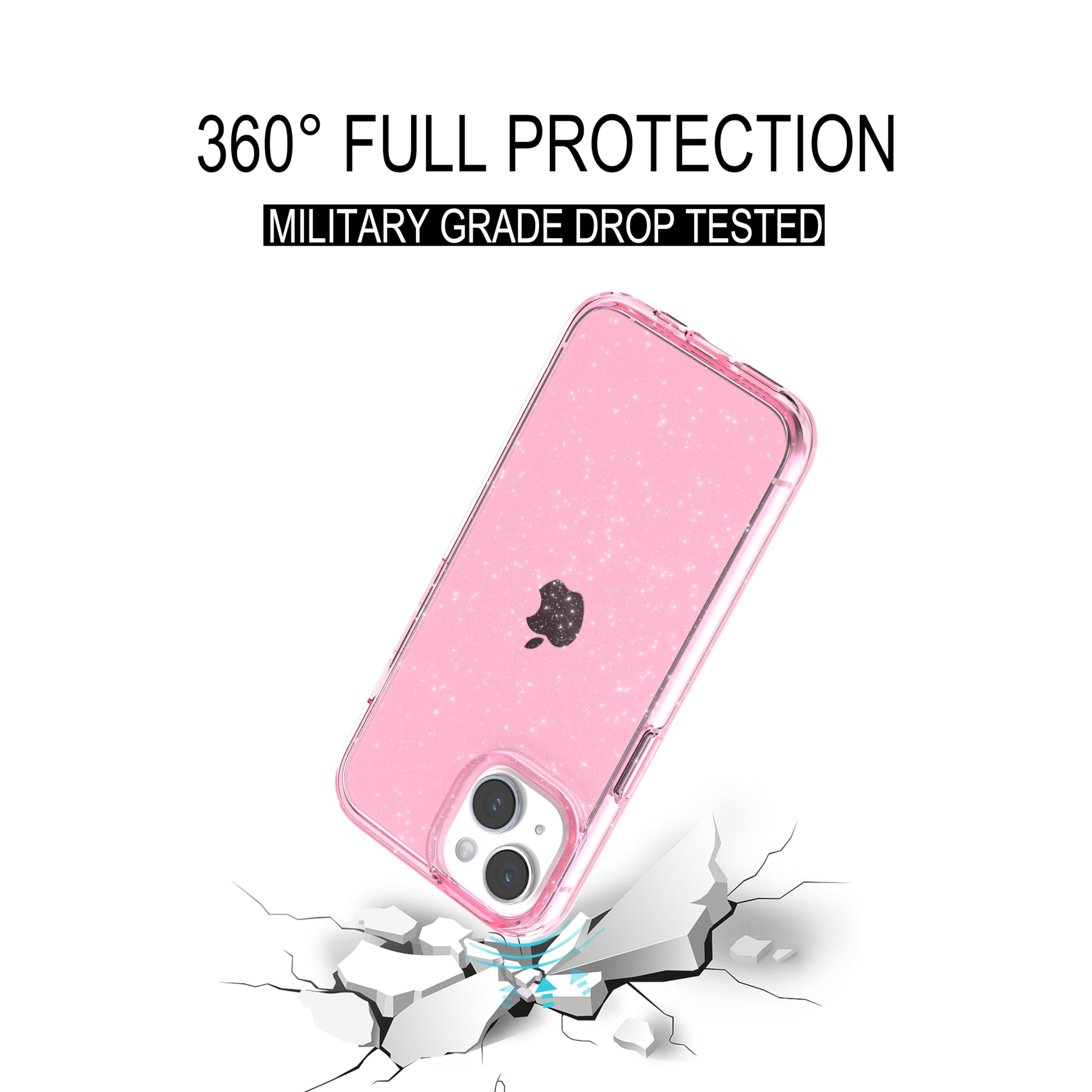 Amazon.co.jp: Henaiser グリッターデザイン スマホケース iPhone 15