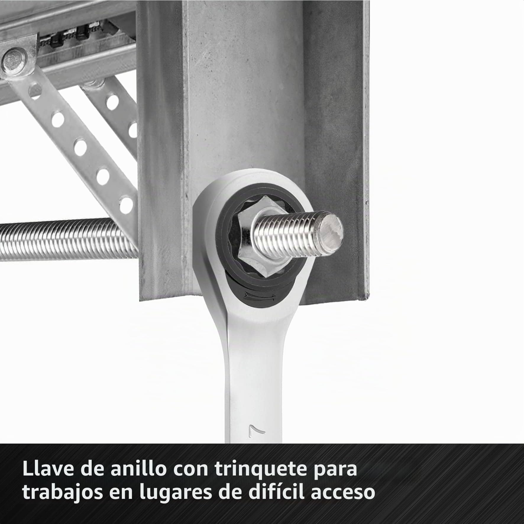 Einhell E-CASE original de 80 piezas: Juego de herramientas de en maletín de plástico apilable, ideal para hogar y taller