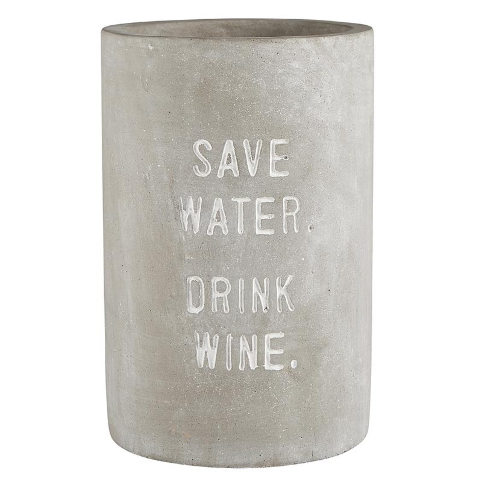 Santa Barbara Design Studio Wine Chiller Cement Holder for Wines, 8.5