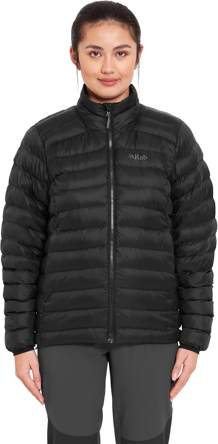 Rab Women’s Cirrus Lightweight Synthetic Insulated Jacket for Hiking, Climbing, & Skiing - Black - Small