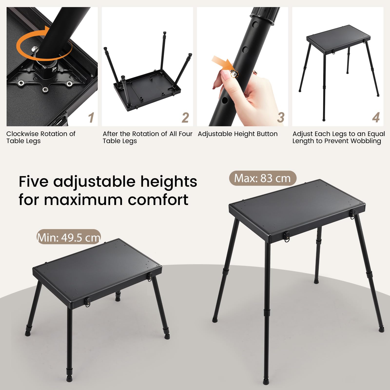 Maleta de Maquillaje con Mesa y 5 cajones Maletín de Maquillaje Profesional con Ruedas Caja Maquillaje Maleta Peluquería Grande Mesa de Manicura móvil Trolley Maquillaje, Negro