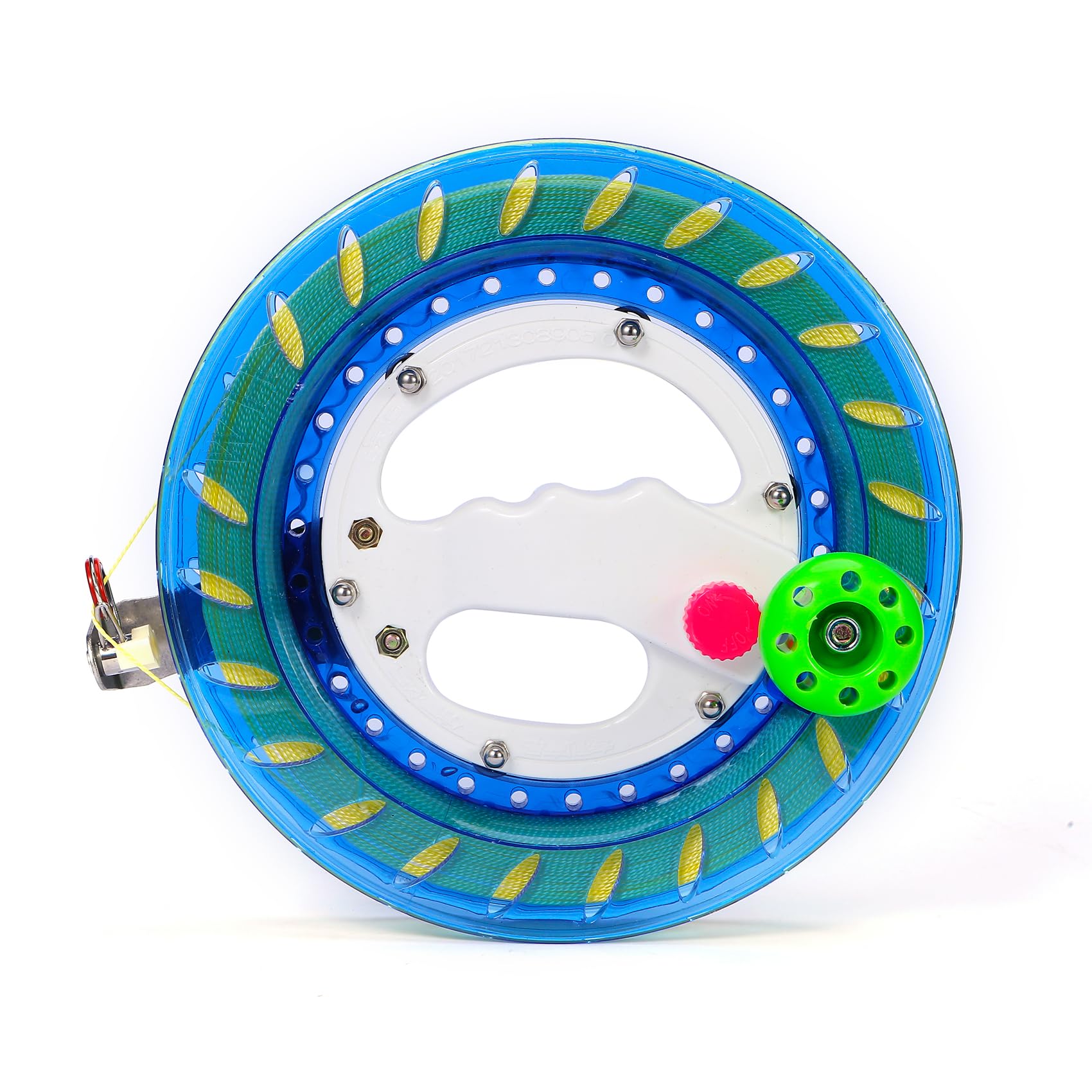 E-TING Kite Reel and Line - 8 Inch Dia with 1000ft High Strength String, Locking Spool for Outdoor Kites, Ideal for Kids, Adults, and Toddlers (Blue) - Image 3