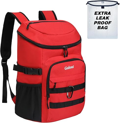 Miniatura 7 de Mochila enfriadora, impermeable y a prueba de fugas, mochila térmica portátil, ligera, para playa, viajes, camping, almuerzo para hombres y mujeres