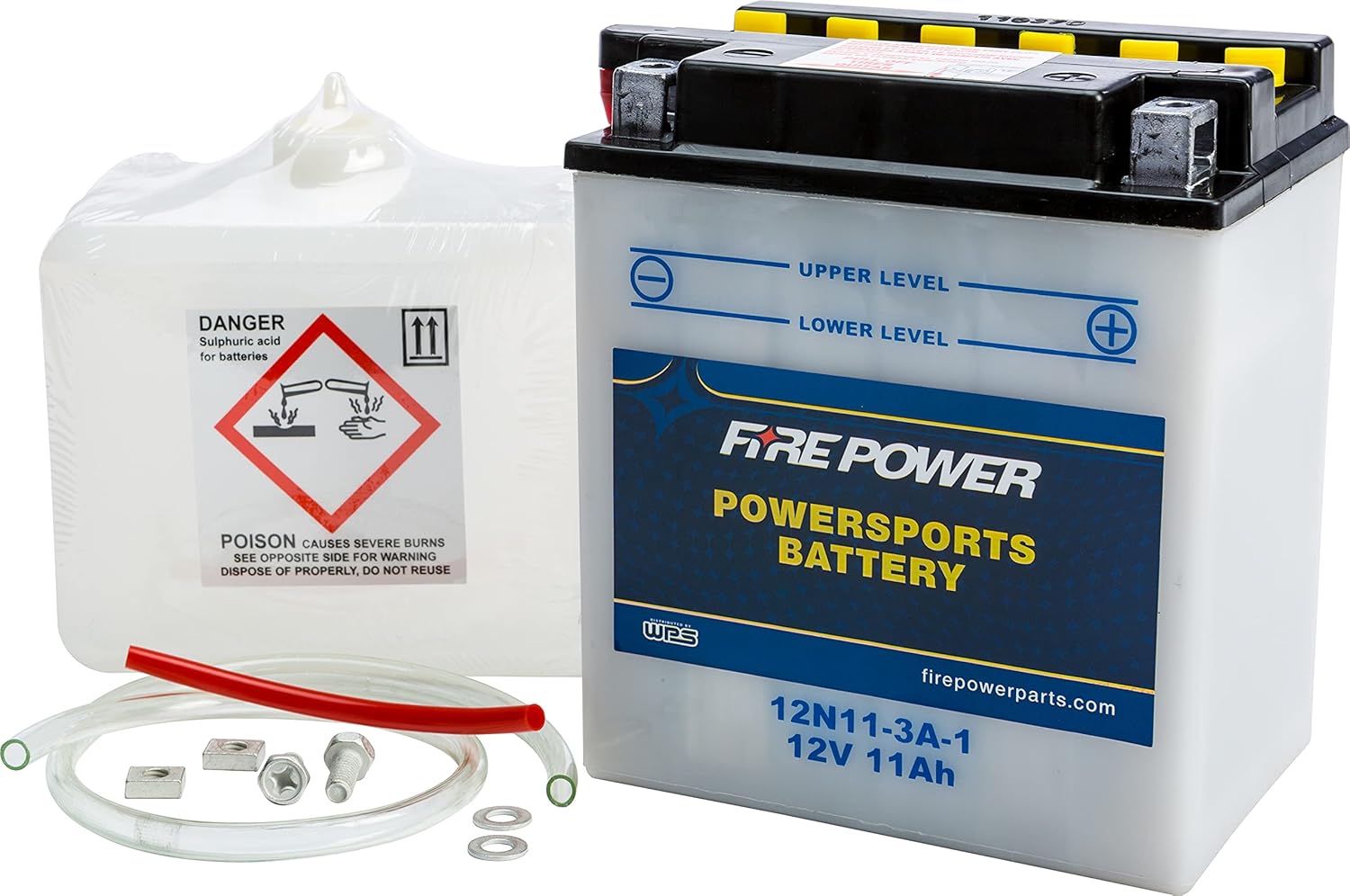 WPS BATTERIES BATTERY W/ACID 12N11-3A-1 12N11-3A-1