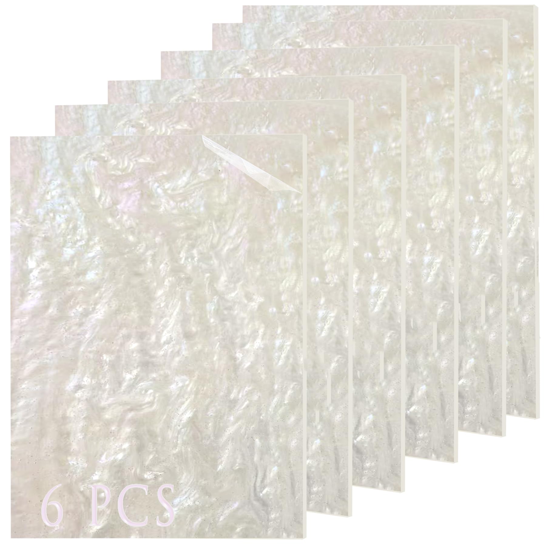 Glitter Acrylic Sheets - 6 Colors, Nebula Swirls -20