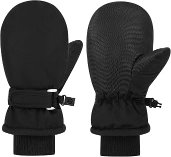LPMOERA Toddler Waterproof Gloves Kids Winter Ski Mittens for Boys Girls