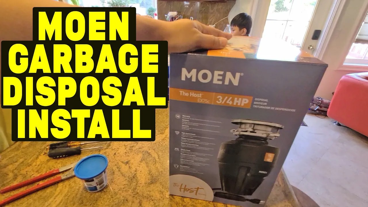 Watch My kids help me install this Moen Garbage Disposal on Amazon Live