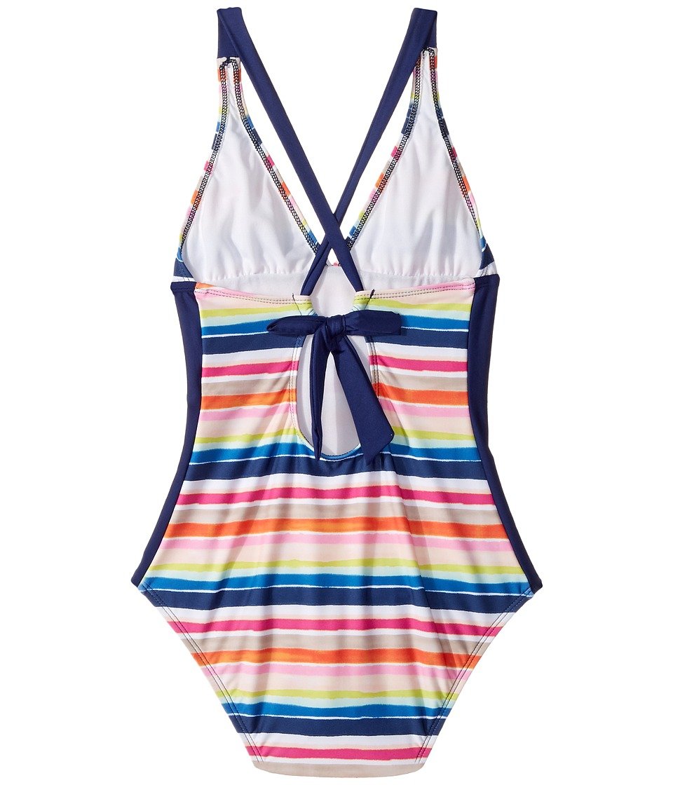 Splendid Traje de baño de una pieza Watercolor Horizon para niñas grandes