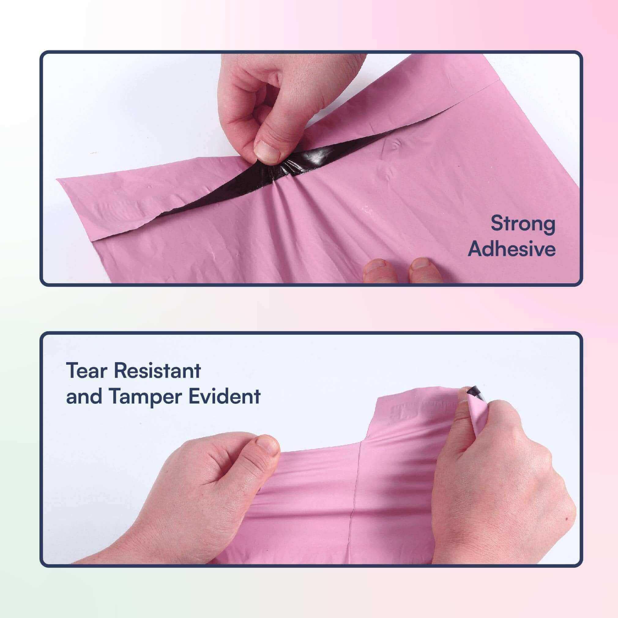 Dreammao Custom Cornstarch Eco Friendly Compostable Biodegradable Non Plastic Poly Mailers Mailing Bags With Logo - Foto 2