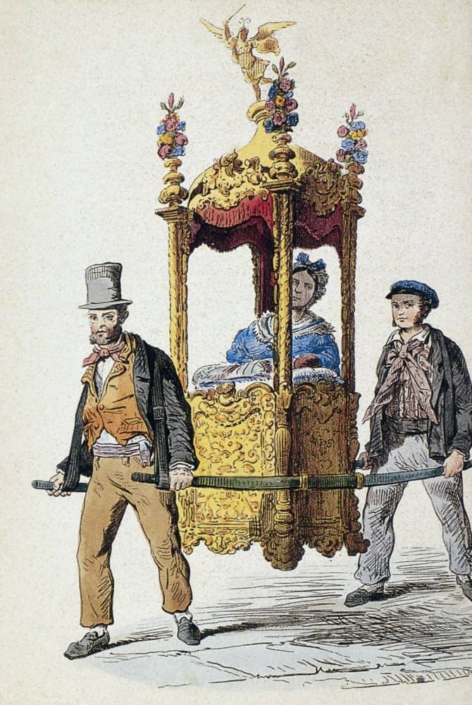 Amazon.de: Poster, Motiv: Italienischer Sedan Chair Netching