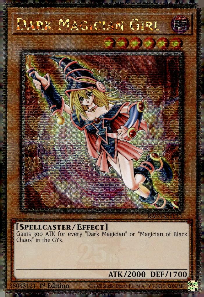 Amazon.com: Dark Magician Girl (Quarter Century Secret Rare) (C
