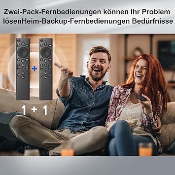 2er-Pack Universal Fernbedienung für alle Samsung Fernseher LED QLED UHD Frame Solar 4K 8K Smart TV Original Remote Universalfernbedienung mit Shortcut Taste