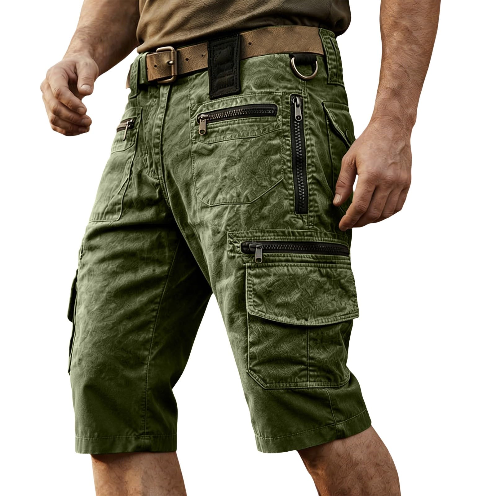 Sommerhose Für Herren, Einfarbig, Gewaschener Baumwolle, Lässig, Knöchellang, Mit Seitentaschen Radsport Shorts Herren Gym Kleidung Running Men Cargo Hosen Kurze Blumen Hose Schwarz 4XL