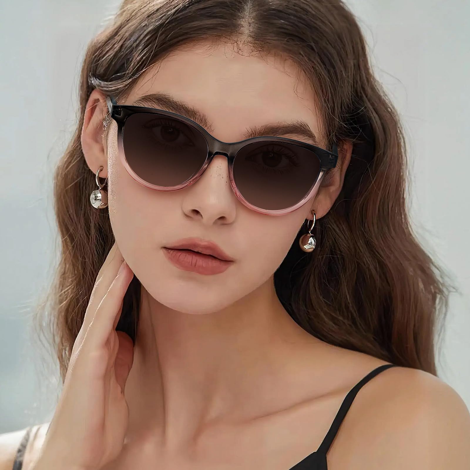 AVAWAY Occhiali da Sole da Donna Polarizzati con Protezione UV, per Fotografia, Viaggi, Guida, Categoria 3
