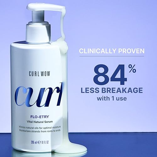 Miniatura 4 de COLOR WOW Curl Wow Flo-etry Vital Natural Serum La rica mezcla de aceite hidrata las hebras secas y deshidratadas desde la raíz hasta la punta para