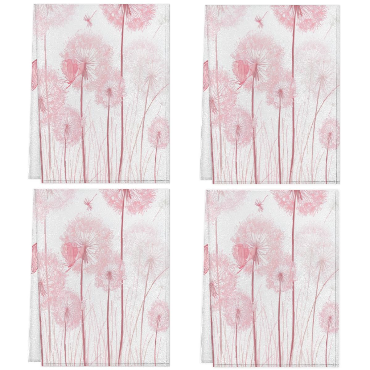 Torchons de cuisine absorbants en microfibre douce motif papillon 45x72 cm