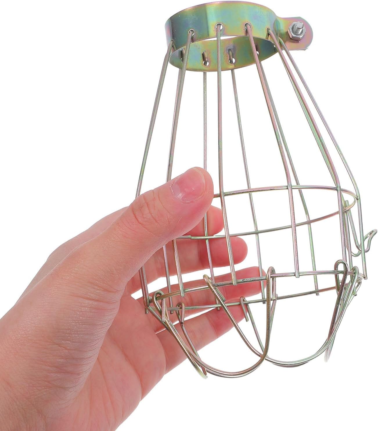 4pcs Vintage Iron Birdcage Light Cage Bulb Guard for Home Decor