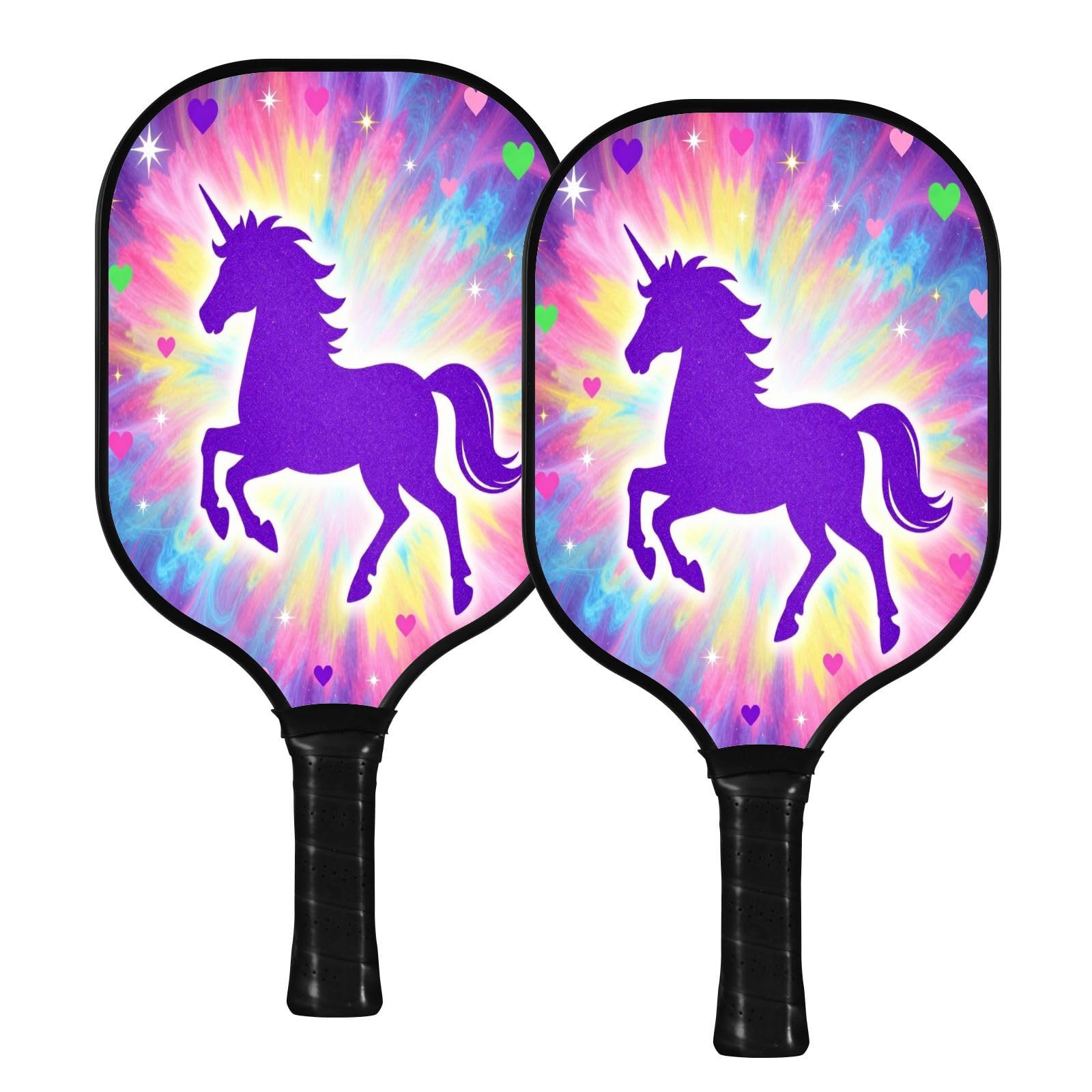 Cosmic Purple Equine Art Spin & Power - Paletas de pickleball
