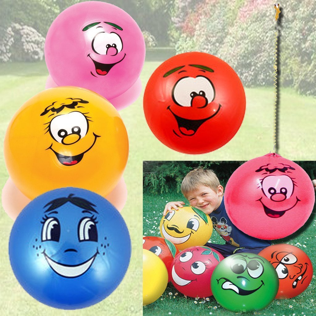 Pilot Imports Kids Large Smiley Face Fruit Smelly Fruity Scented Smell Play Ball Keychain Bounce (12)