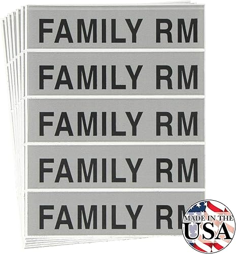 Tag-A-Room Etiqueta de caja móvil codificada por colores (Family RM)