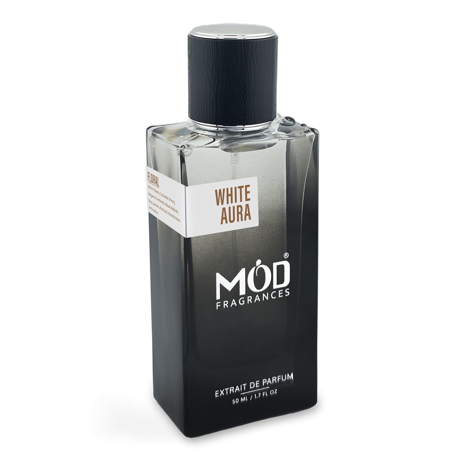 Mod Fragrances White Aura Perfume for Women | Inspired by White Patchouli – Elegant Woody Floral Extrait de Parfum