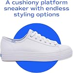 Keds Womens Triple Kick Canvas Gingham Sneaker