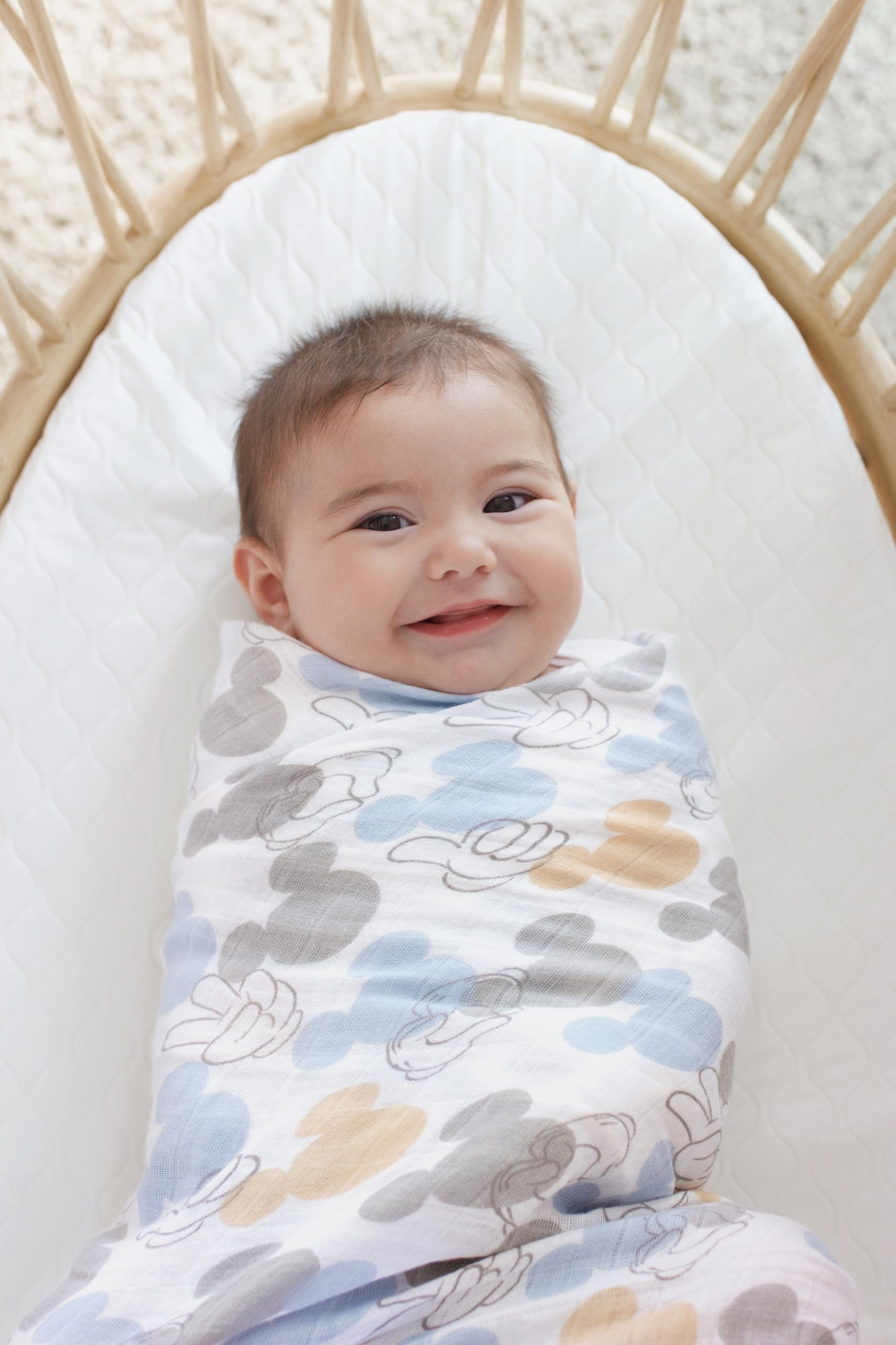 Amazon | aden + anais エイデンアンドアネイ おくるみ ミッキー 