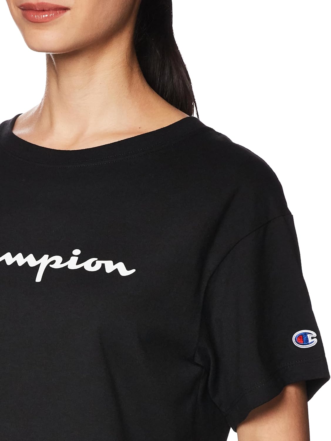 Champion Women's Cropped T-Shirt, Classic Cropped Tee Shirt for Women,Crop Top T Shirts For Women - Image 3