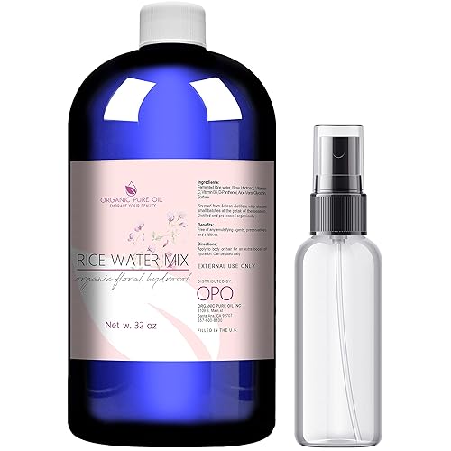 Miniatura 2 de Mezcla para el crecimiento del cabello con agua de arroz, 100% natural, extra fuerte, niebla de hierbas, aerosol, acondicionador para el cuero