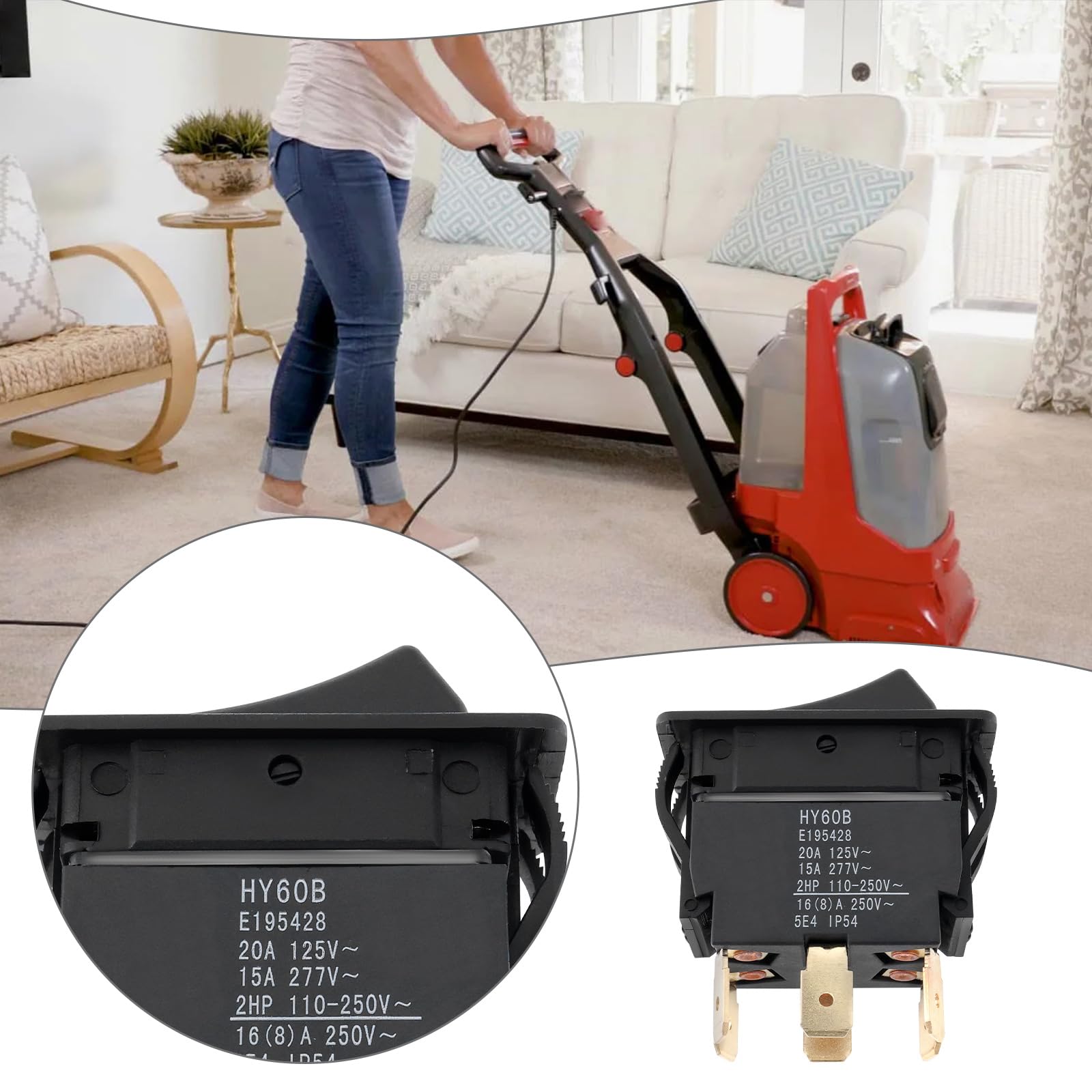 Amazon.com: SING F LTD 1PC 3-Way On-Off-On Vacuum Cleaner Power