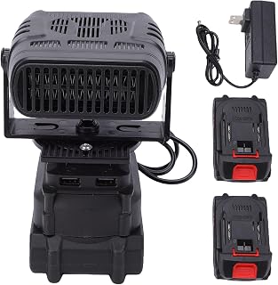 Car Heater 50w 360 Rotation Quiet Anti Tip Over Car Heater Defogger for Electric Tricycle Construction Site Outdoor