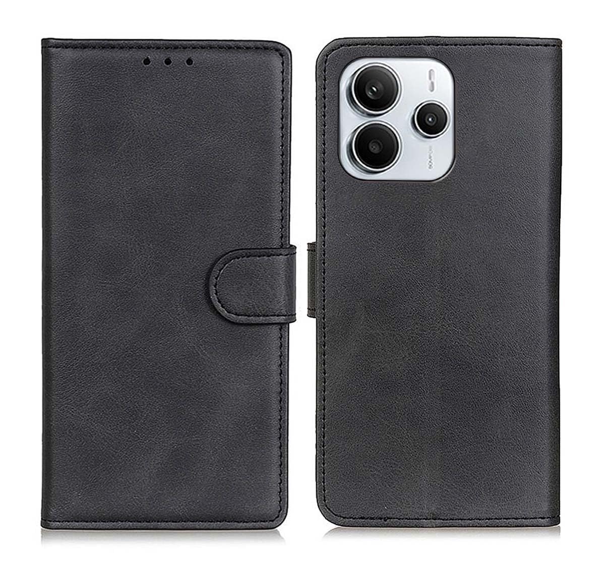 GOKEN Cover Poco F4 GT Con Portafoglio – Custodia Folio In Pelle PU Magnetica, Slot Carte E Supporto, Antifurto RFID, Nero - 2