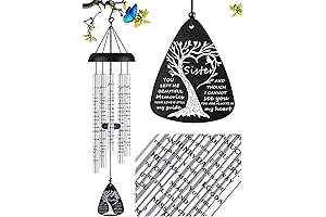 Sympathy Memorial Wind Chimes - A Tender Tribute to a Cherished Sister