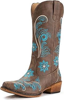 Teal Cowboy Boots For Women Picks collage image 2