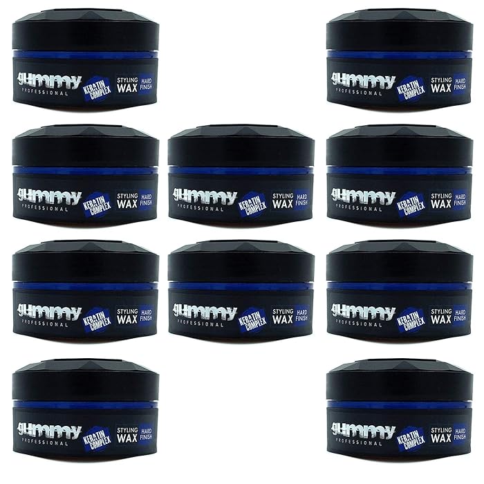 Buy x10 FONEX GUMMY BUBBLE GUM SUPER WAX HAIR STYLING WAX HARD FINISH