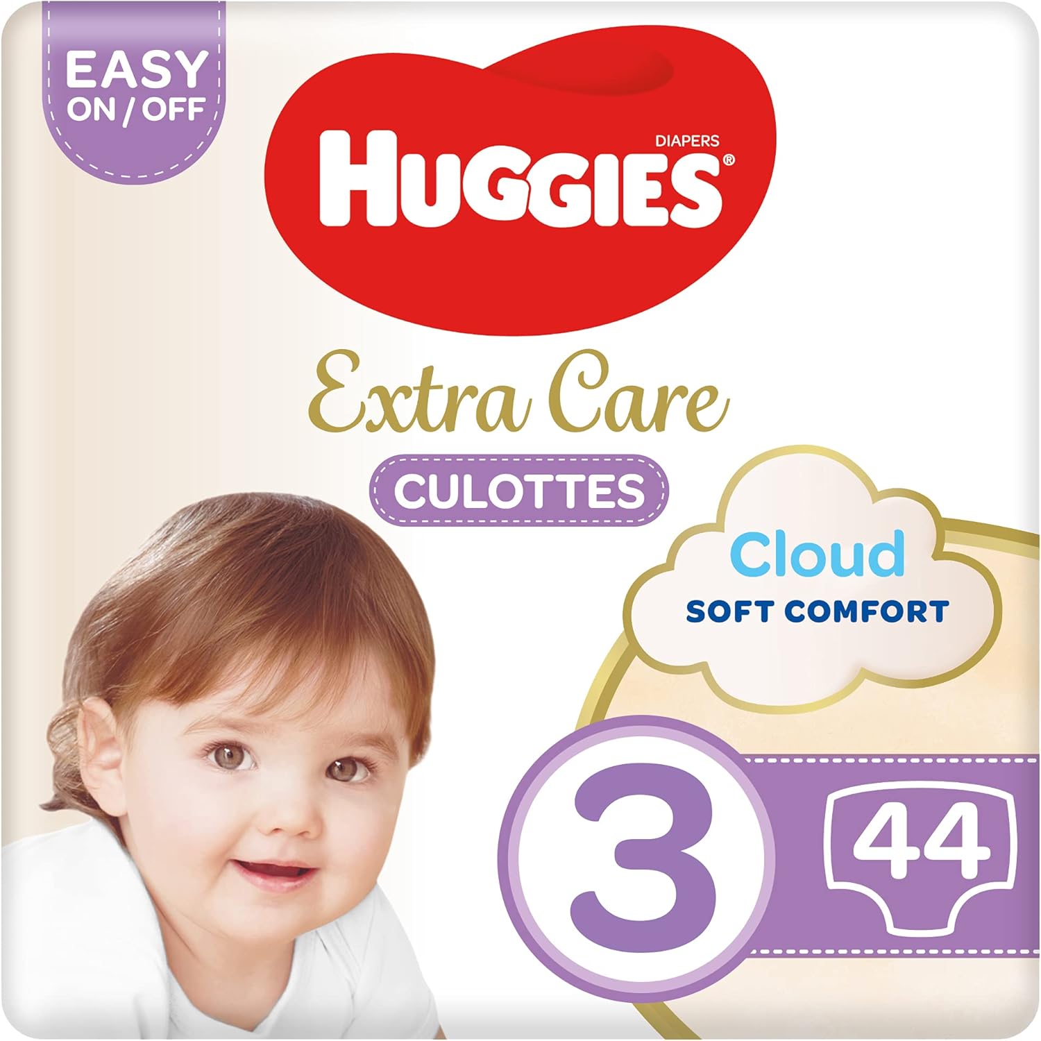 Huggies, Extra Care Culottes, Size 3, 611 kg, 44 Diaper Pants Buy