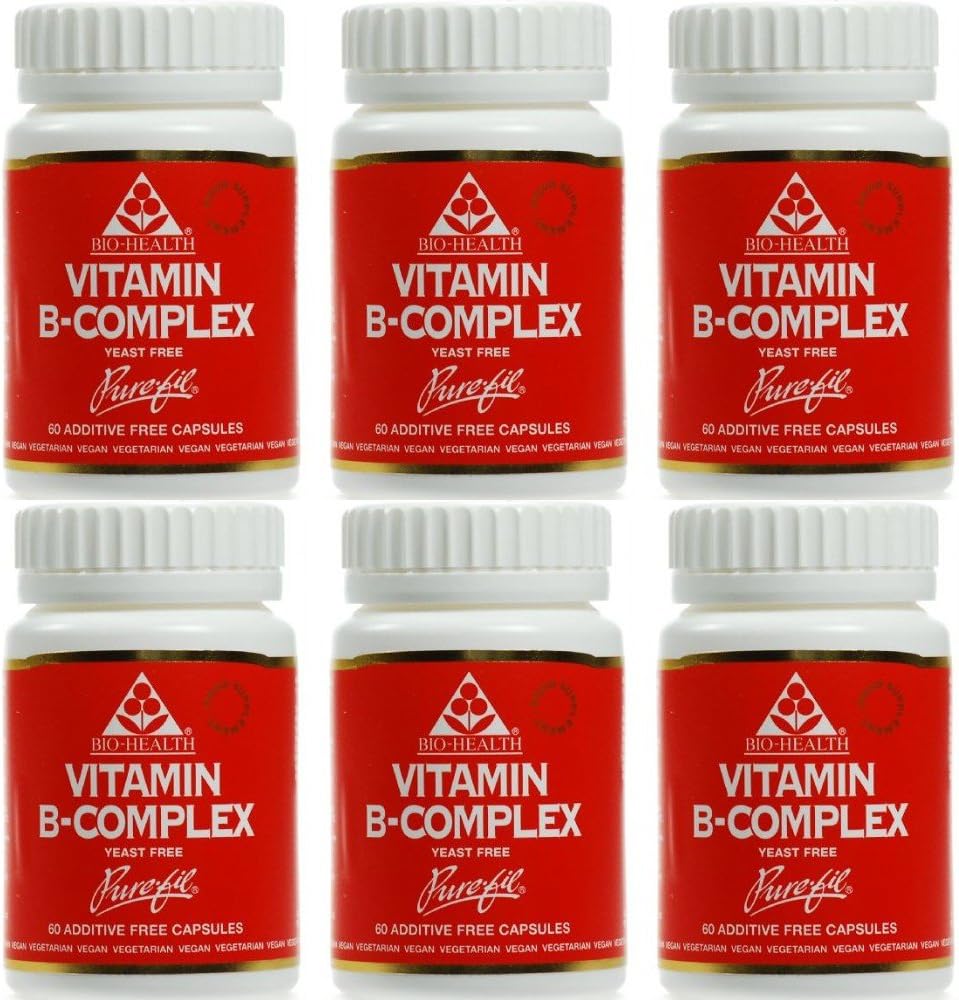 (6 Pack) – Bio Health – B-Complex | 60’s | 6 Pack Bundle