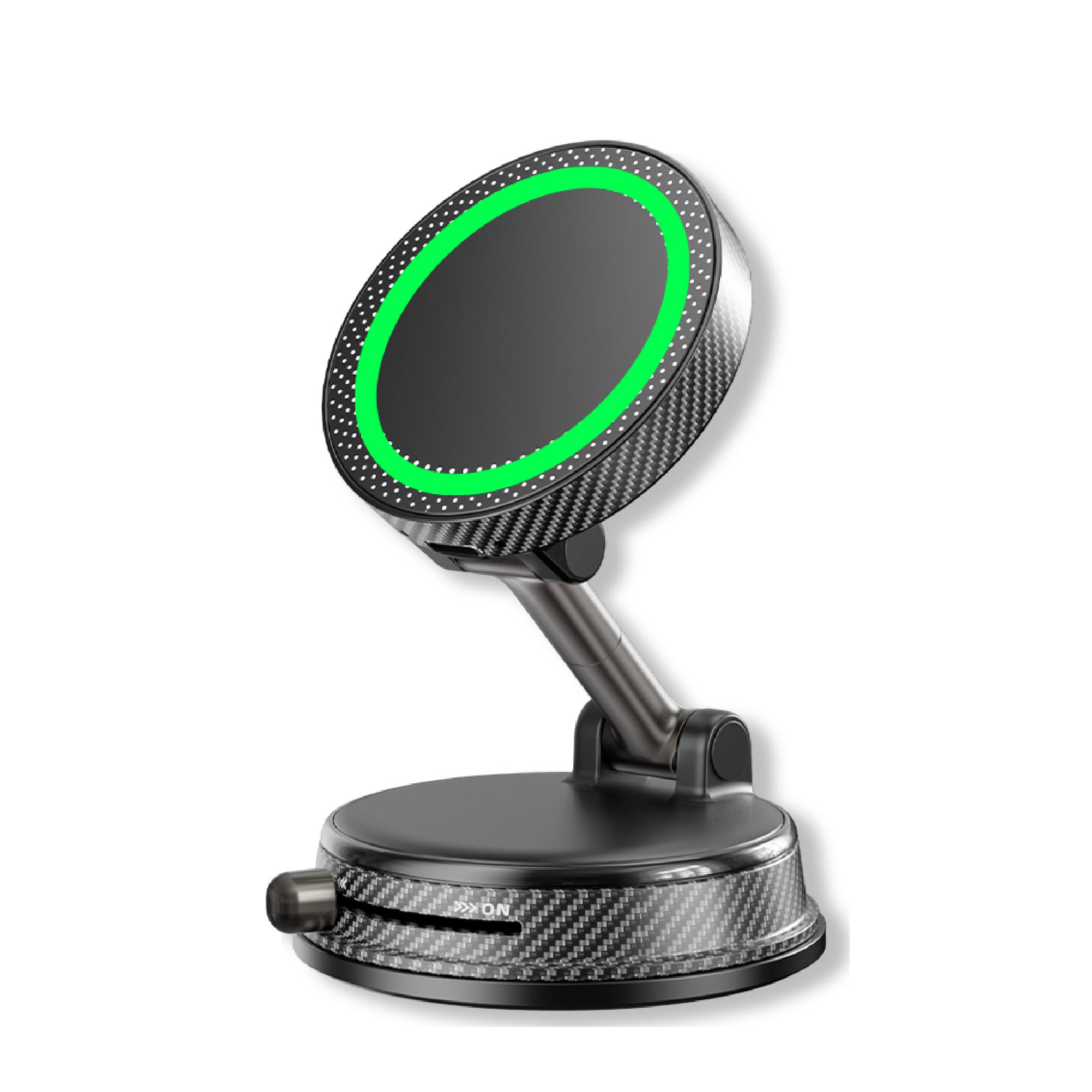 Juzely A-Black Car Wireless Charger For Rover Range Rover Velar D180 D200 D240 D275 D300, Fast Charging Wireless Phone Holder For Car 360° Rotating Magnetic Wireless Car Mount Charger,