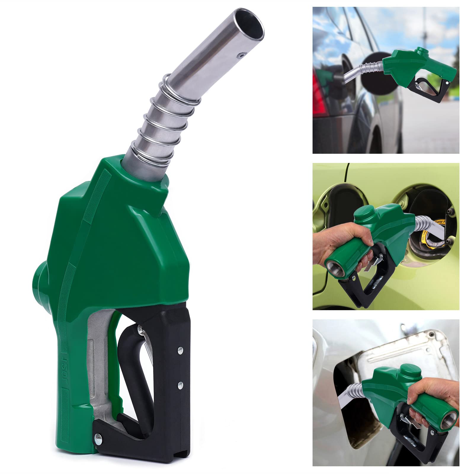 Pistolet dozujący automatyczny pistolet paliwowy aluminiowy 120 l (31,7 GAL)/Min zielony