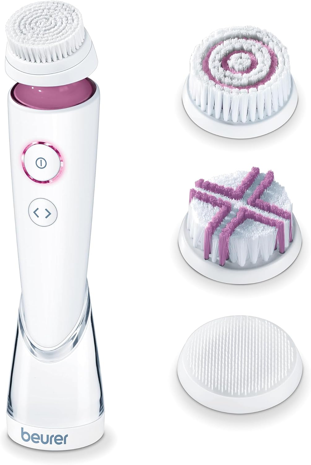 Beurer FC 95 face brush, pore-deep cleaning, 4 brush attachments, waterproof, with battery