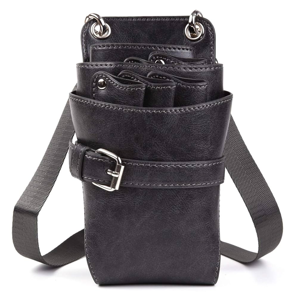 革製　シザーバック 楽天市場】シザーケース 本革 プレゼント7丁 美容師 理容師