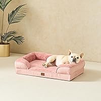 Vista 288 de EHEYCIGA - Cama ortopédica para perro grande, impermeable, de espuma viscoelástica y espuma tipo caja de huevos, bordes elevados, antideslizante