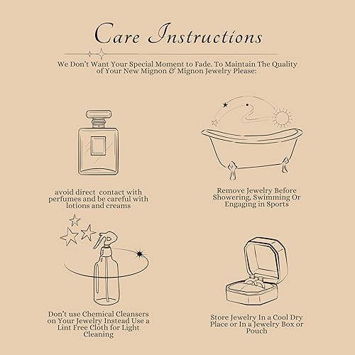 Miniatura 9 de MignonandMignon Personalized Initial Necklace for Women, Gift for Mom, Custom Kids Name Jewelry, Unique Gifts for Teen Girls, Birthdays, and