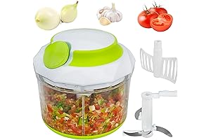 Brieftons Food Chopper - The Quick and Easy Way to Chop, Mince, and Mix