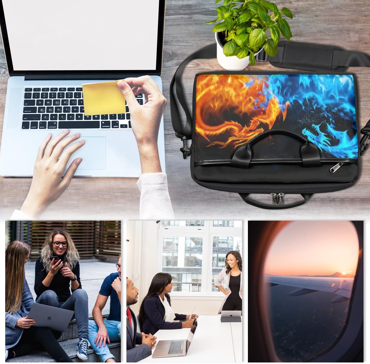 Laptop Case Bag,15.6 inch Laptop Sleeve Bag,Shockproof Protective Computer Cover,Water Resistant Notebook Briefcase（25）